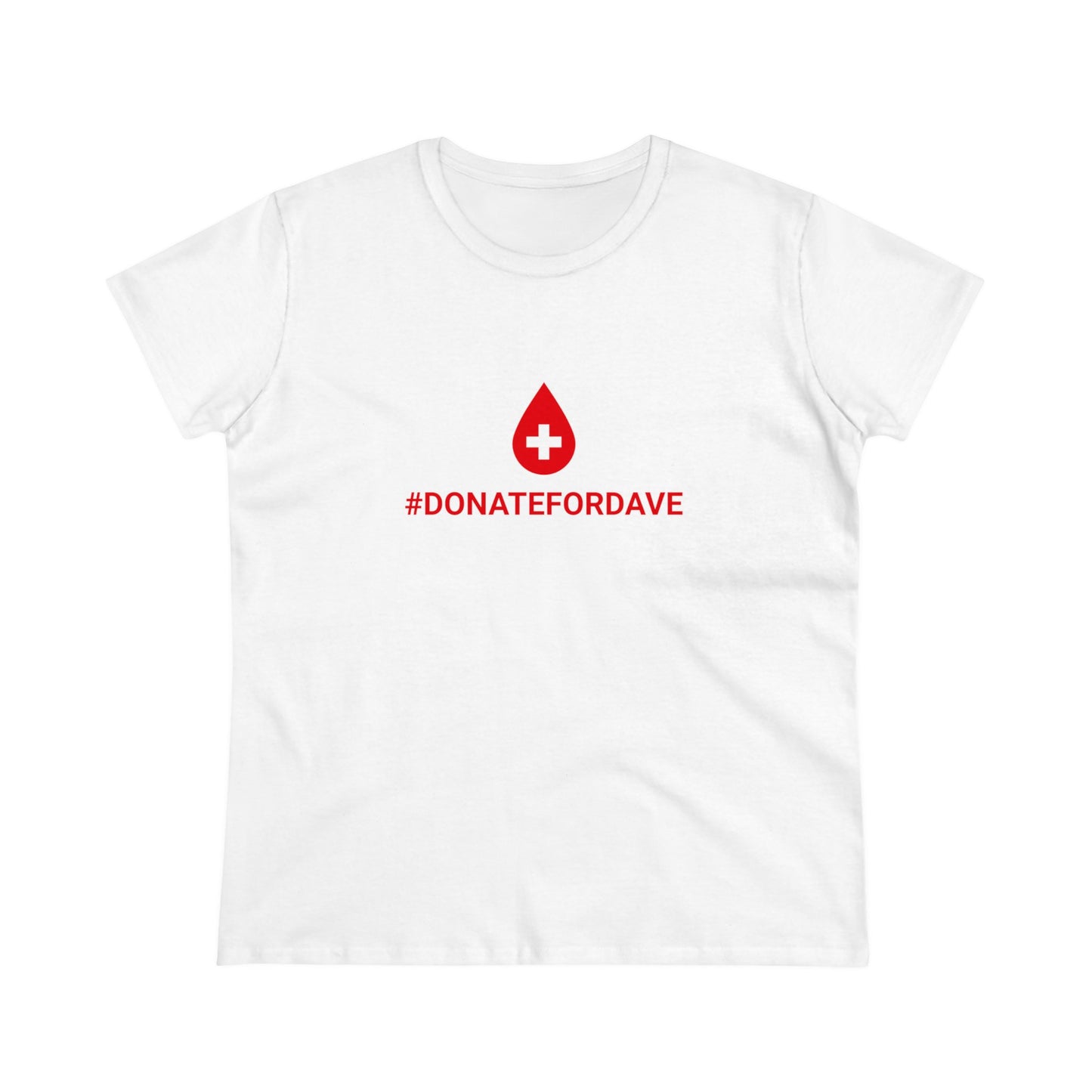 Women's #DONATEFORDAVE Tee