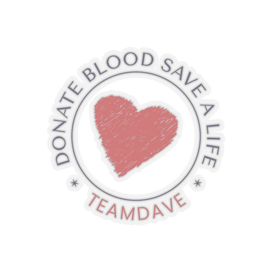 Donate Blood Save A Life Sticker